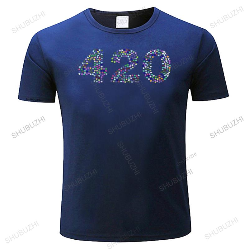New 420 Weed Pot Mary Jane Joint Bong Blunt T-shirt short sleeve 100% Cotton T Shirts Brand Clothing Tops Tees Simple Style
